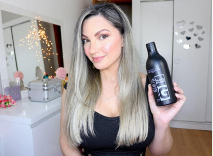 Prohall Cosmetic Platinum Blonde Toning Mask for Dry Damaged &amp; Brassy Hair-Neutralize Yellowness &amp; Promote Platinum Tone-16.9 Fl Oz